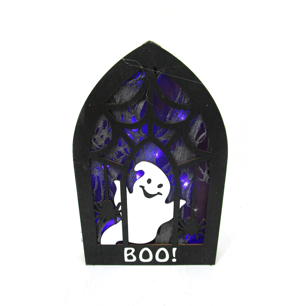 Halloween Ghost Window Decoración brillante